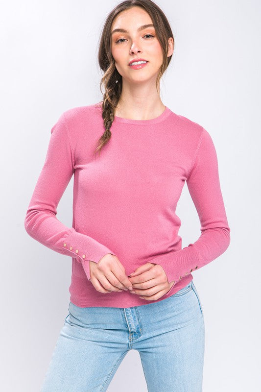 Fine Yarn Sweater Top