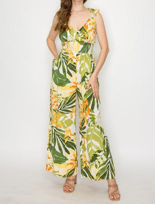 PRINTED SUMMER JUMPSUIT