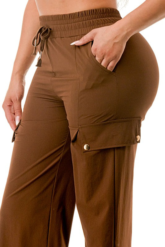 Drawstring Cargo Pants