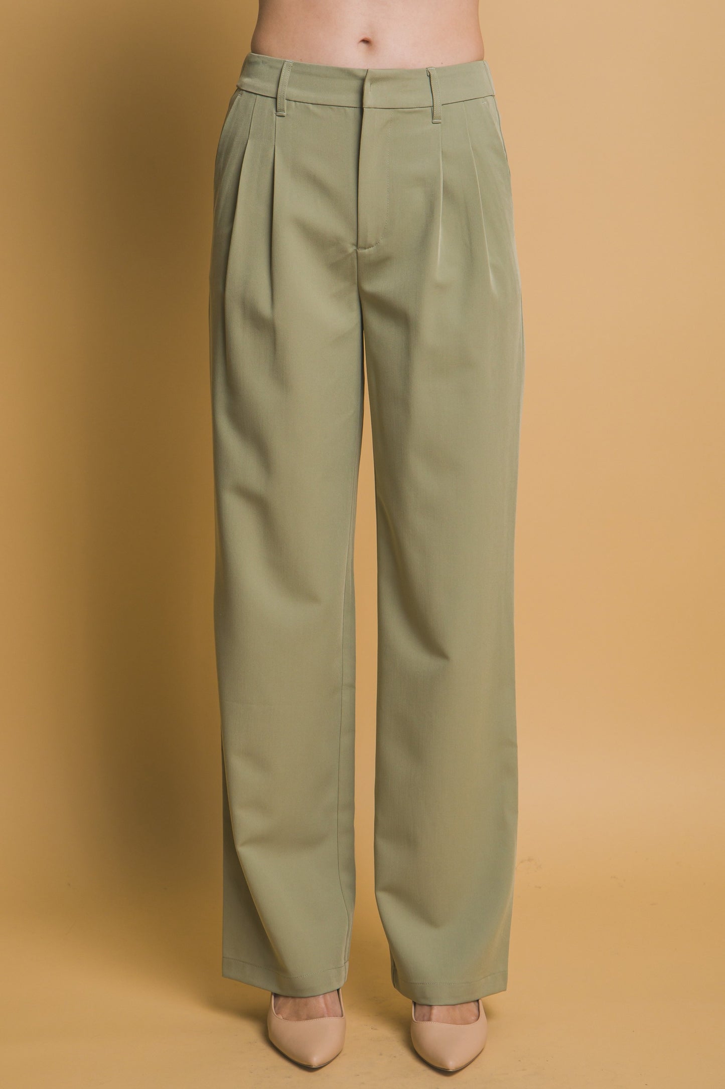 Casual High Waisted Pants