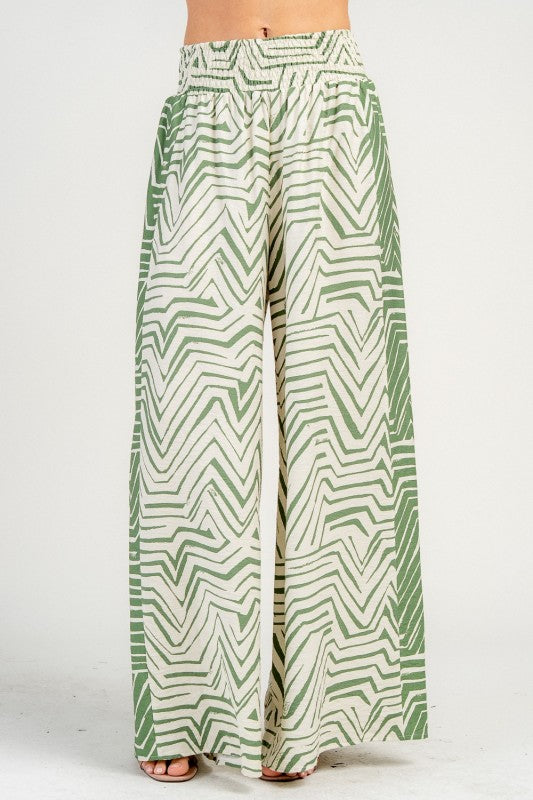 HALTER NECK CROP TOP AND WIDE LEG PANTS SET