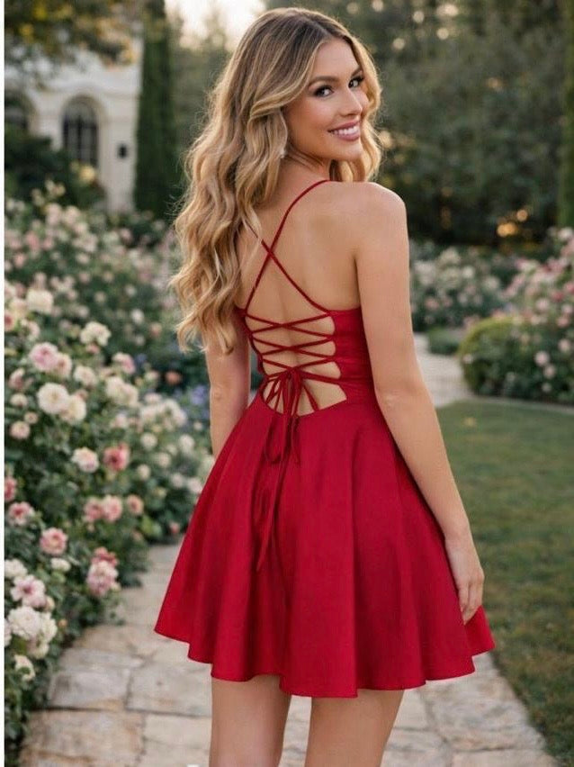 SATIN MINI PARTY DRESS