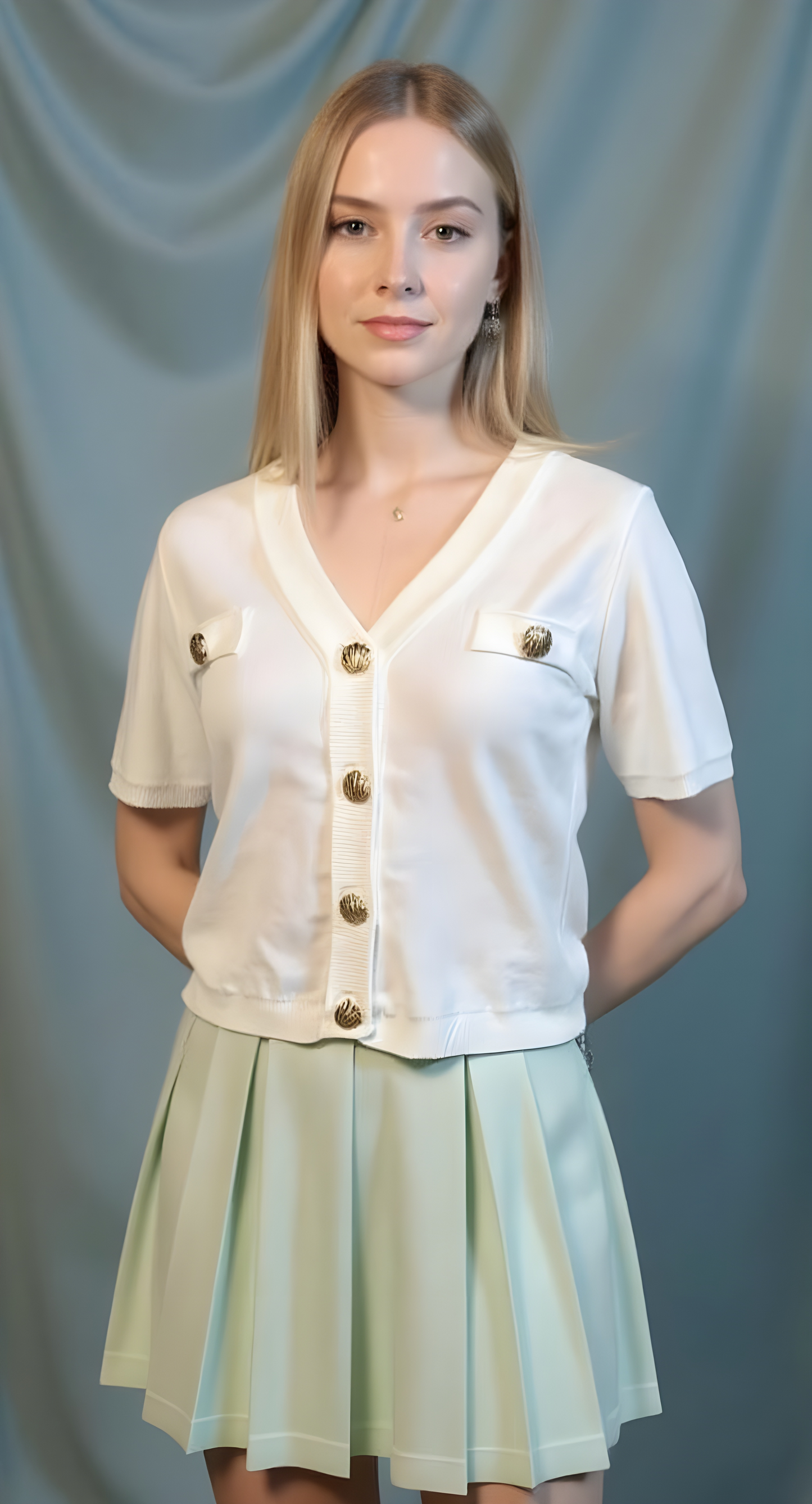 SHORT SLEEVE CARDIGAN