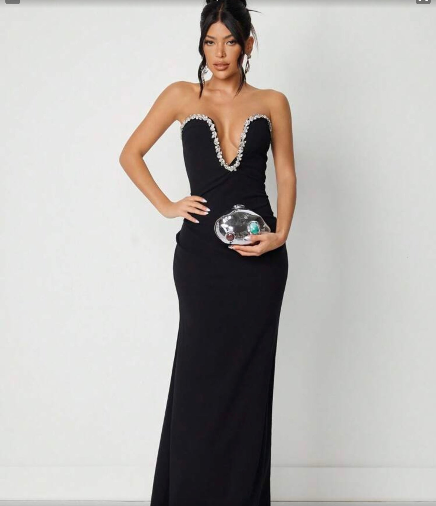 LUXURY HARD SHELL BOX SHAPED EVENING CLUTCH
