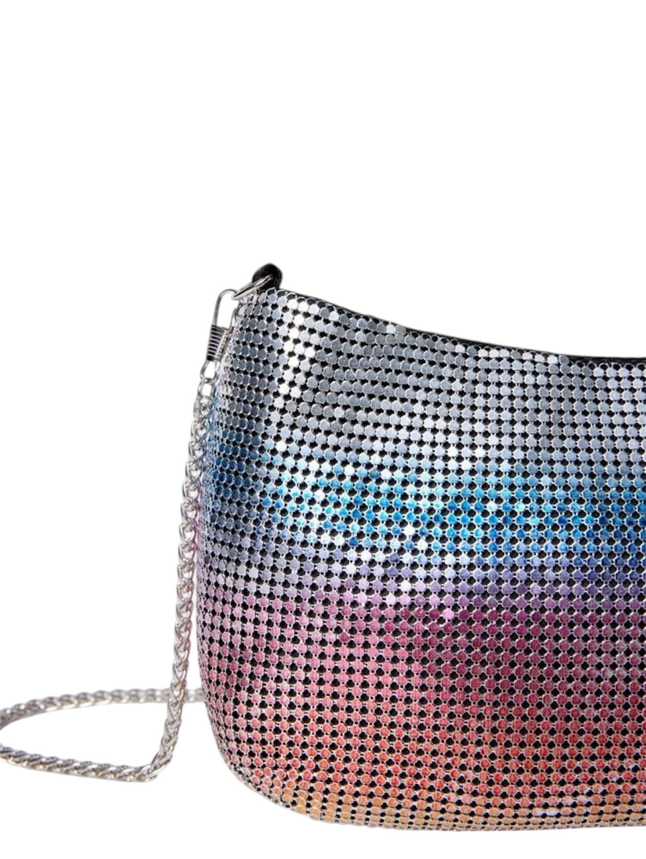 RHINESTONE SHOULDER HANDBAG
