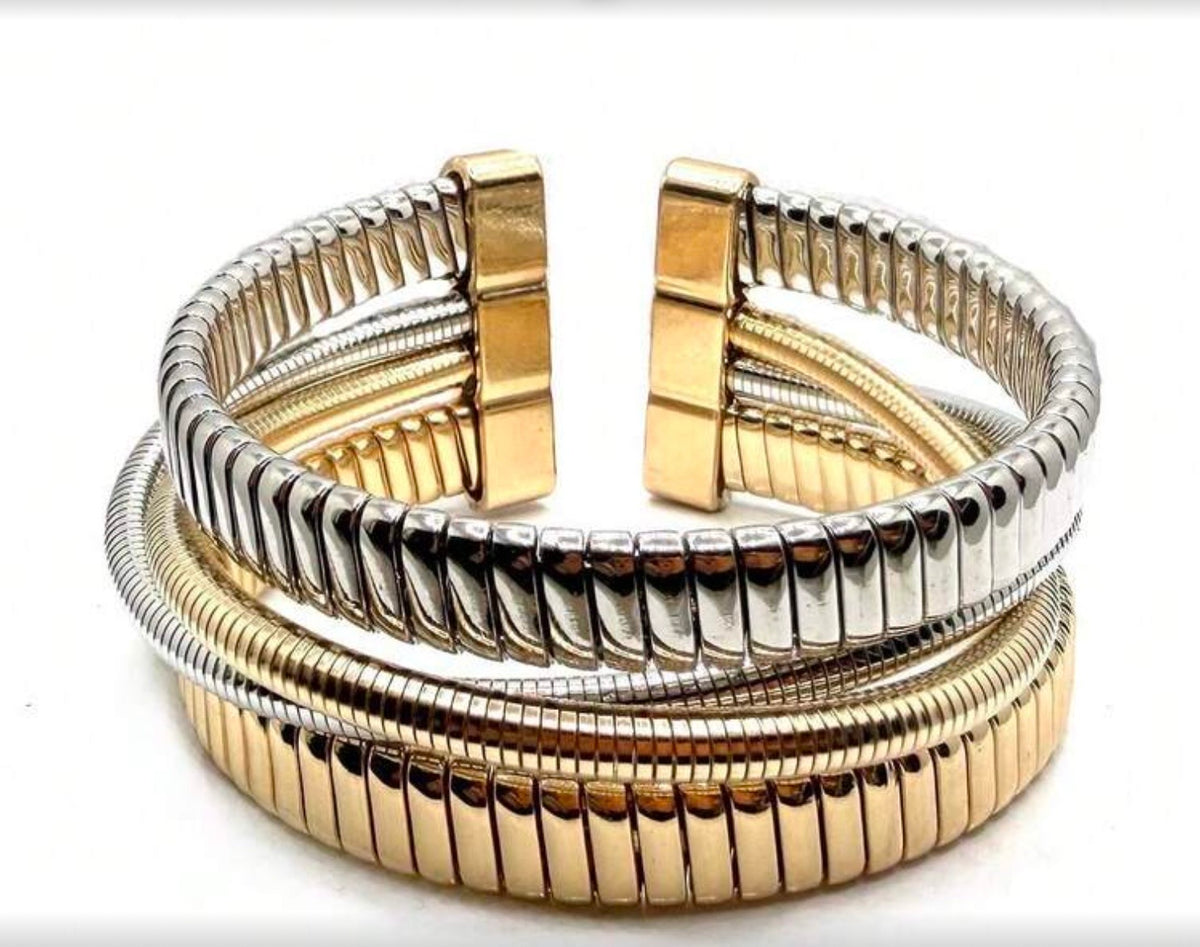MULTI LAYERED CUFF BRACELET
