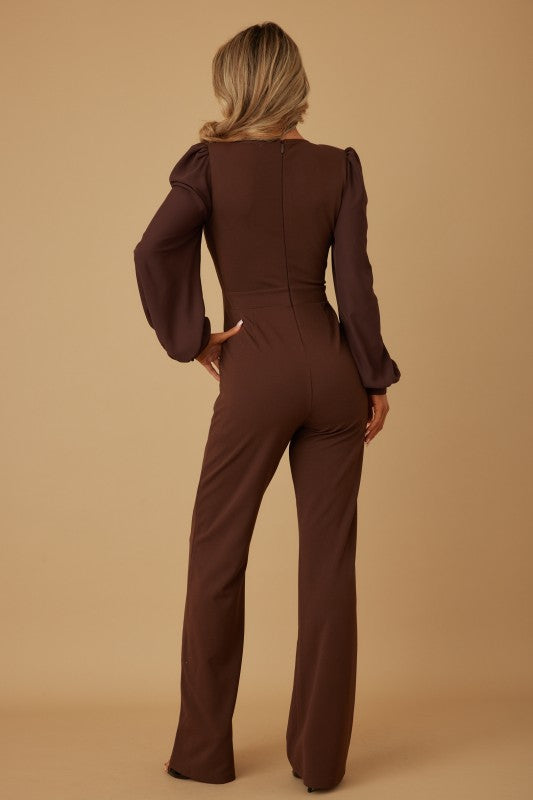 ELEGANT HALF LAYER JUMPSUIT