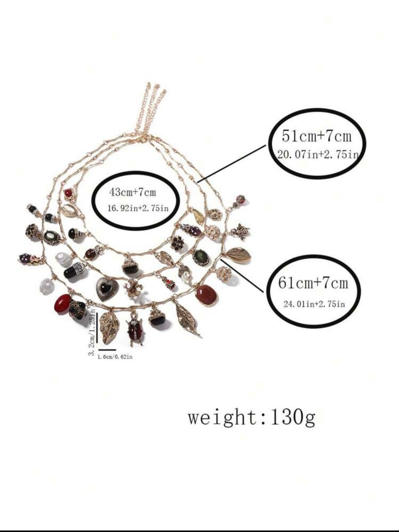 MULTI LAYER BOHEMIAN CHARM NECKLACE