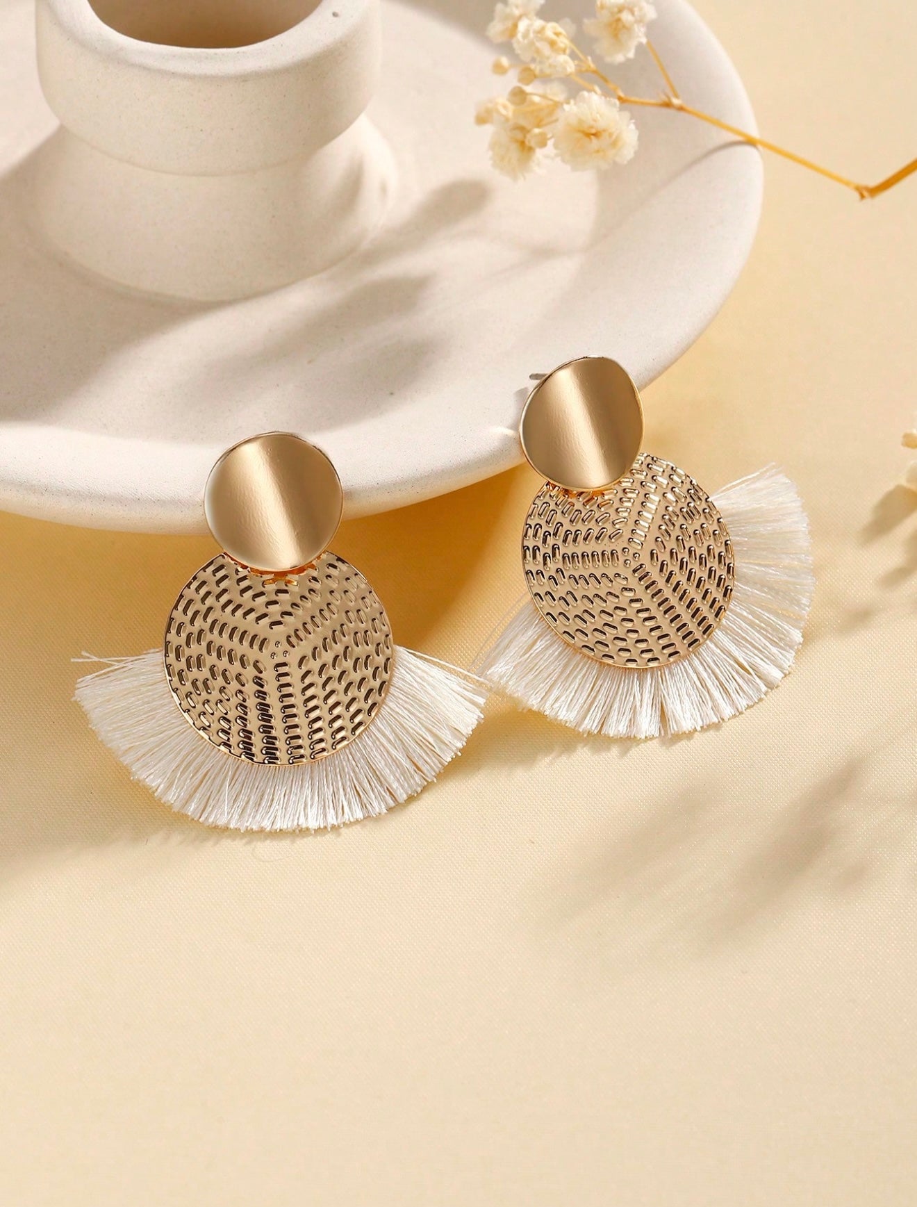 BOHEMIAN  VINTAGE TASSEL EARRINGS