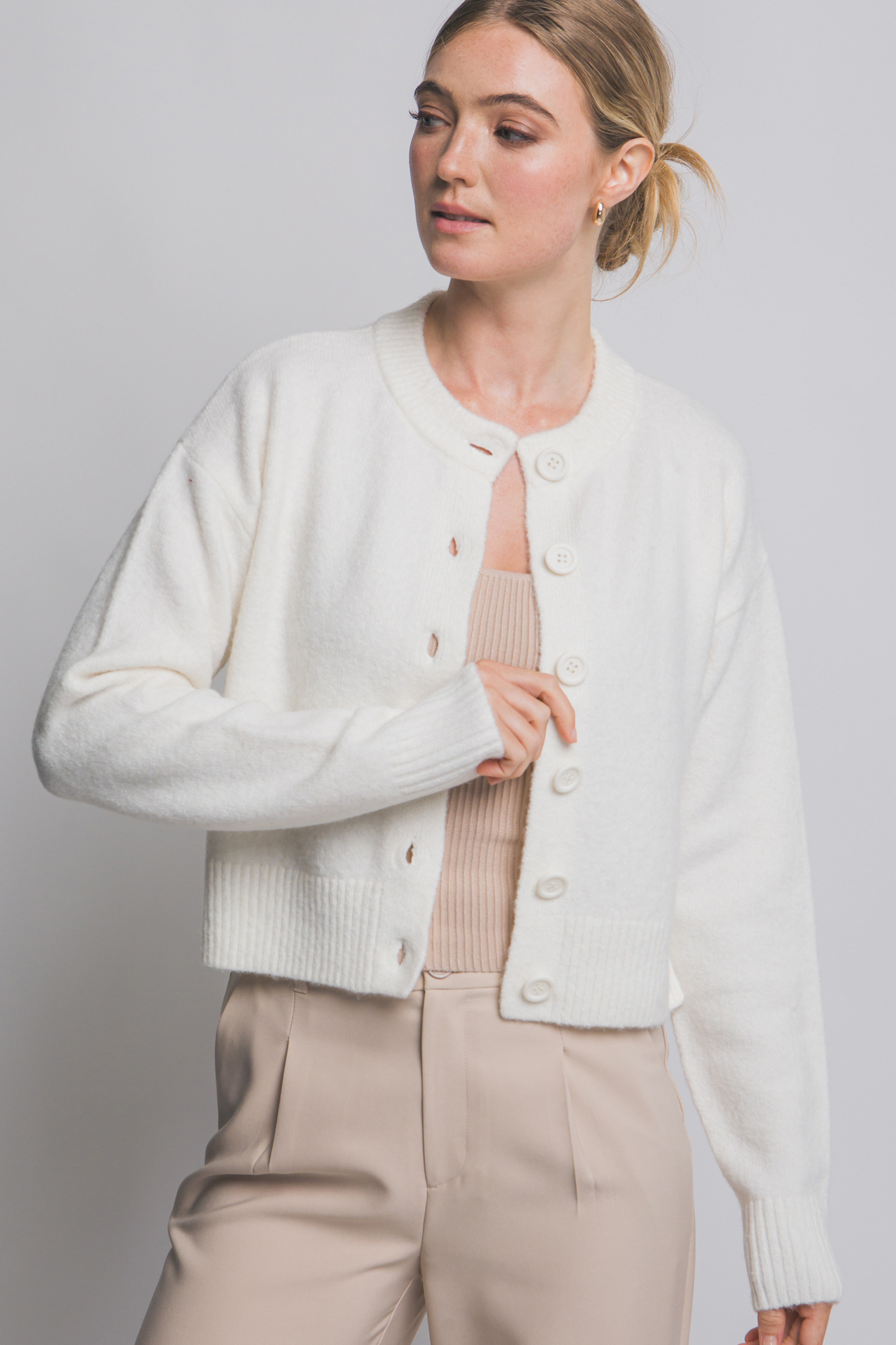 CROPPED FLEECE SHACKET