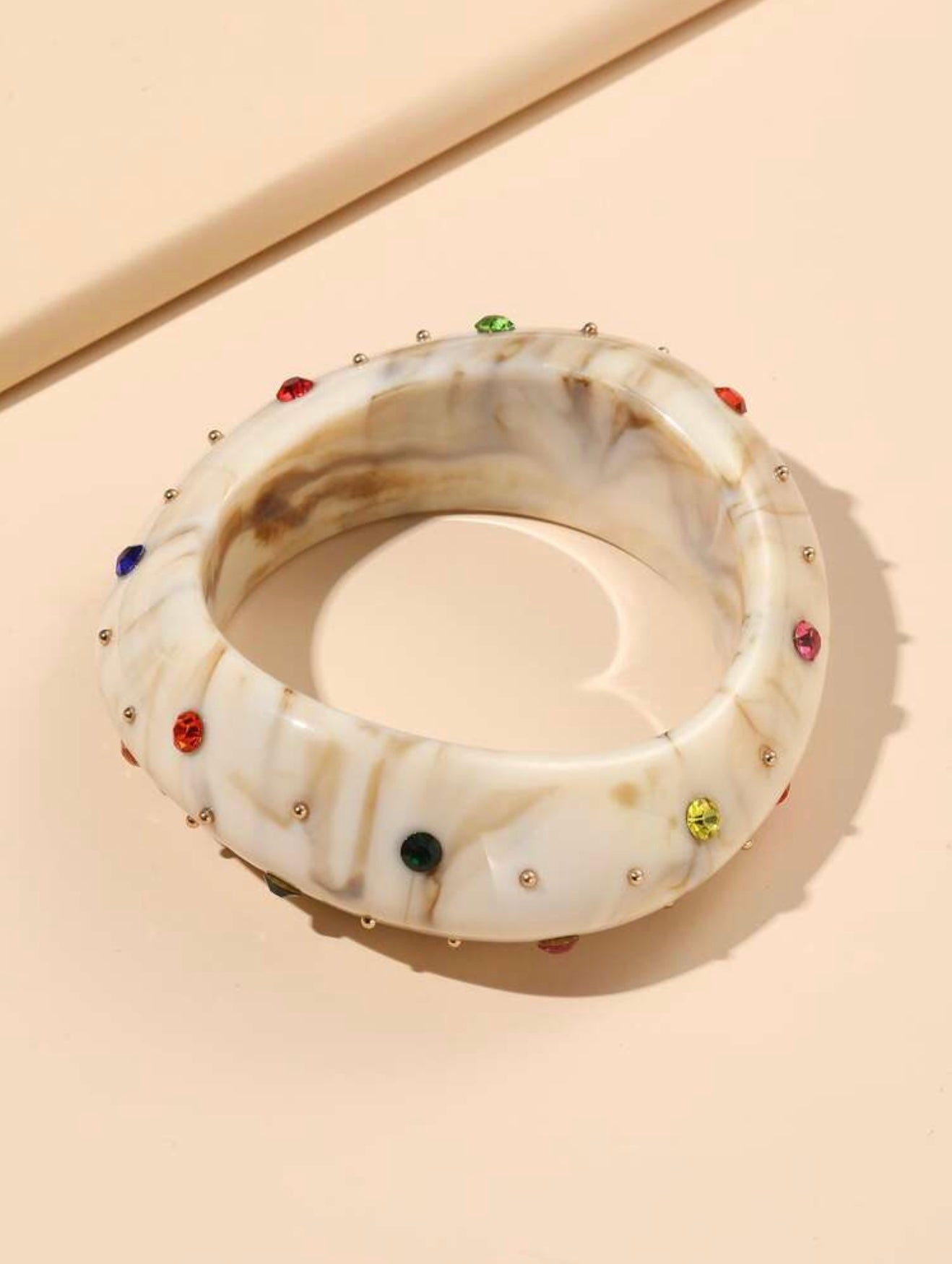 RESIGN BRACELET WITH RHINESTONE