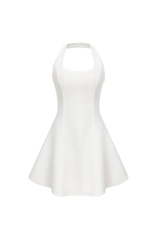 HALTER GLAMOUR BANDAGE MINI DRESS – Bella Chica