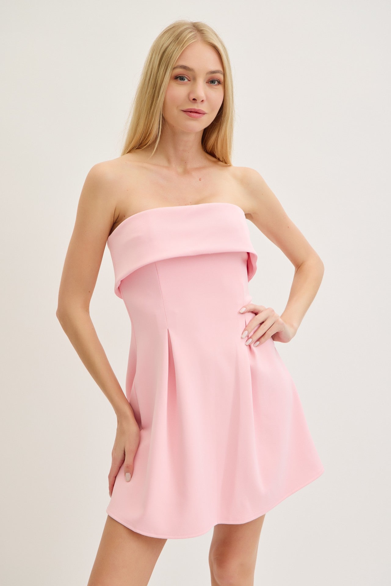 Scuba Tube A-line Mini Dress