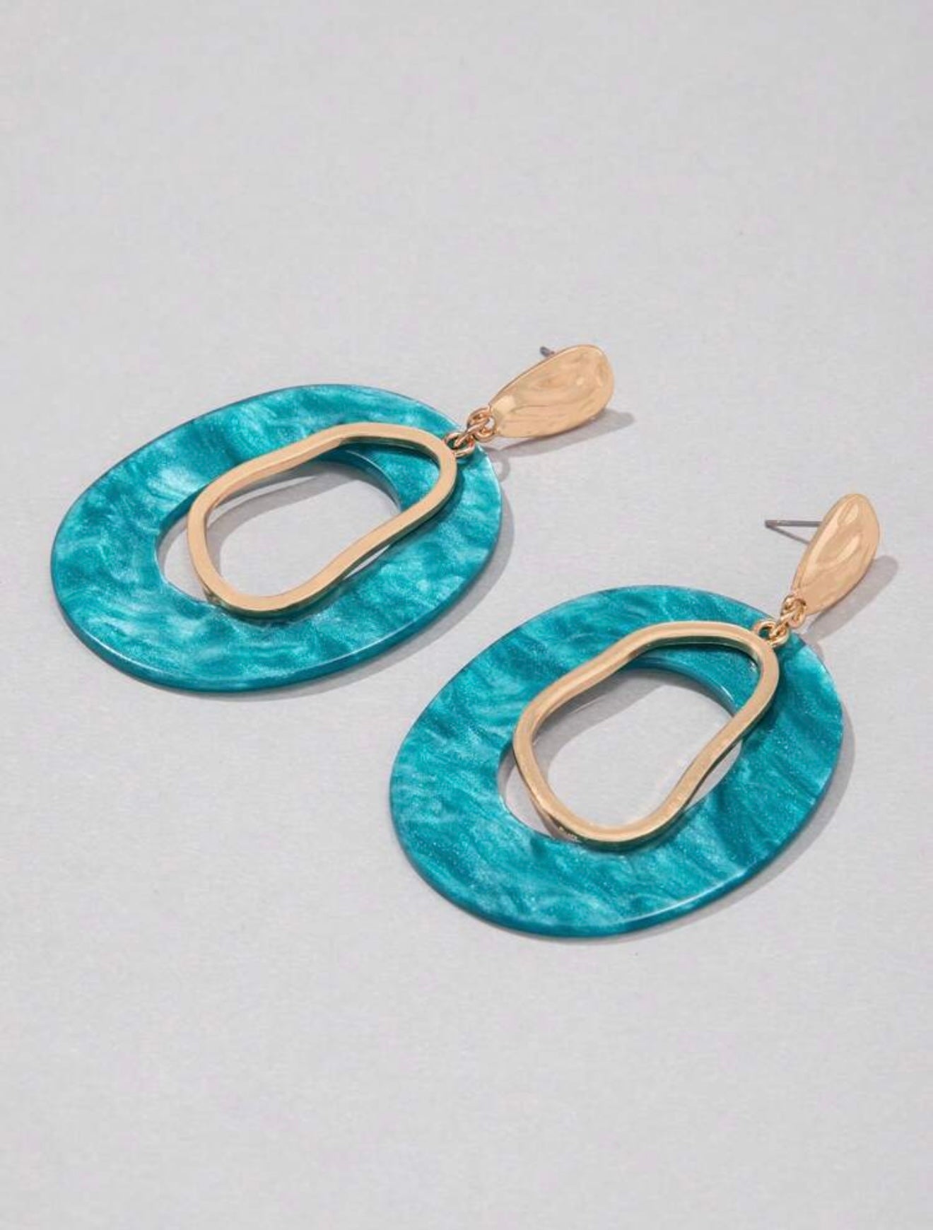 BOHEMIAN ACRYLIC GEOMETRIC EARRINGS
