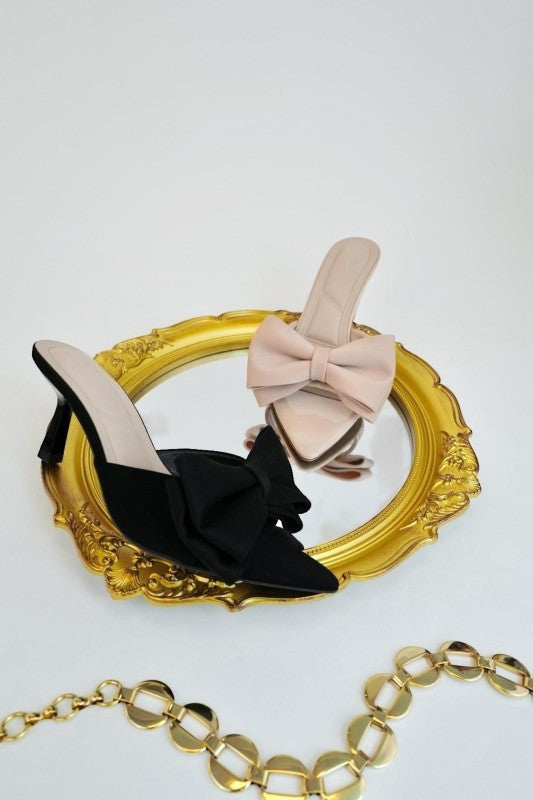 Bow Slide Heels