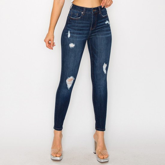 SUPER STRETCHY 5 POCKET SKINNY DENIM PANTS