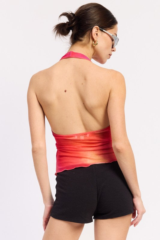 HALTER MULTICOLOR TOP