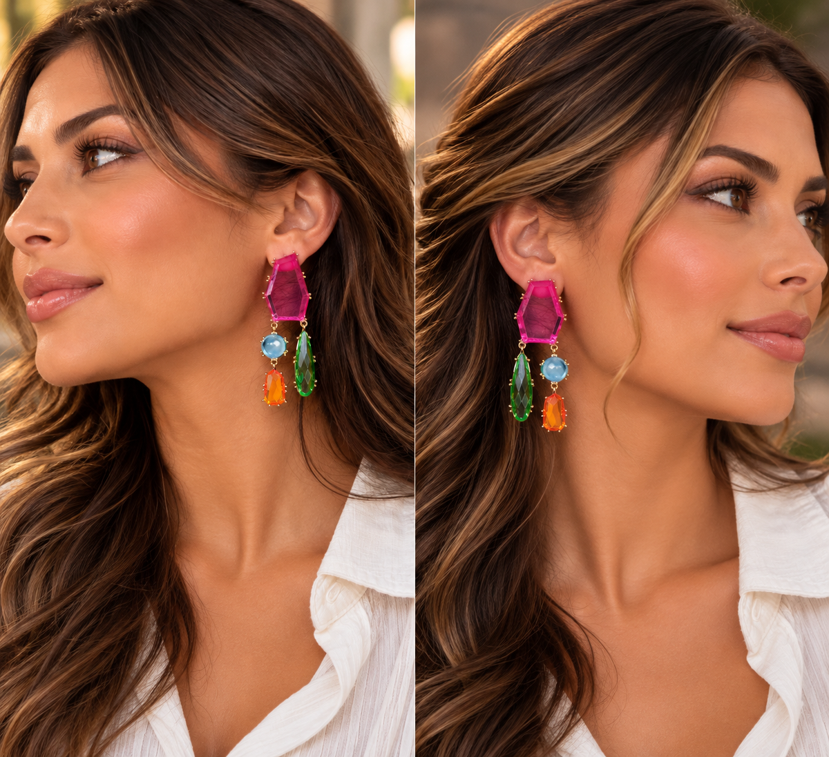 EAR DROP COLORFUL EARRINGS