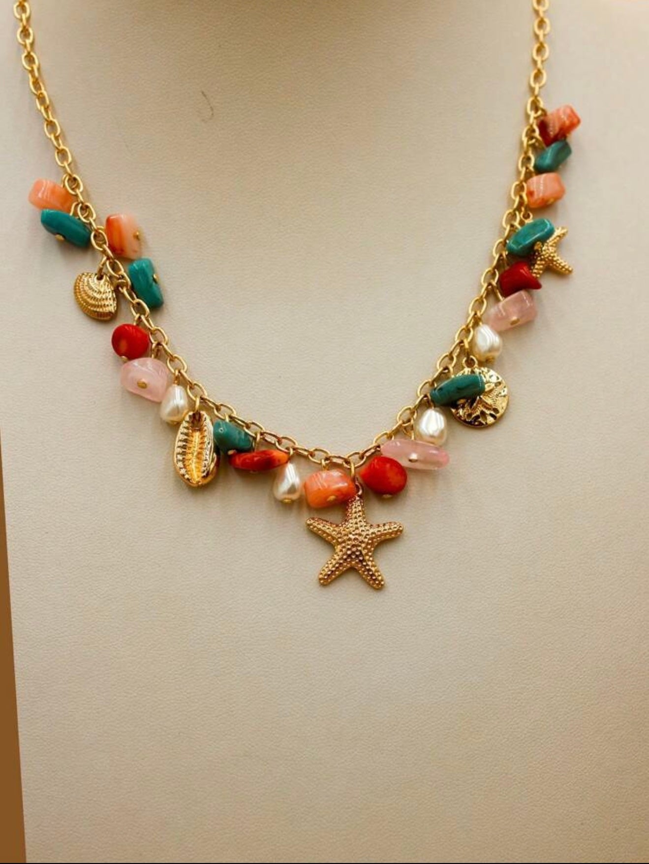 ACRYLIC SUMMER NECKLACE