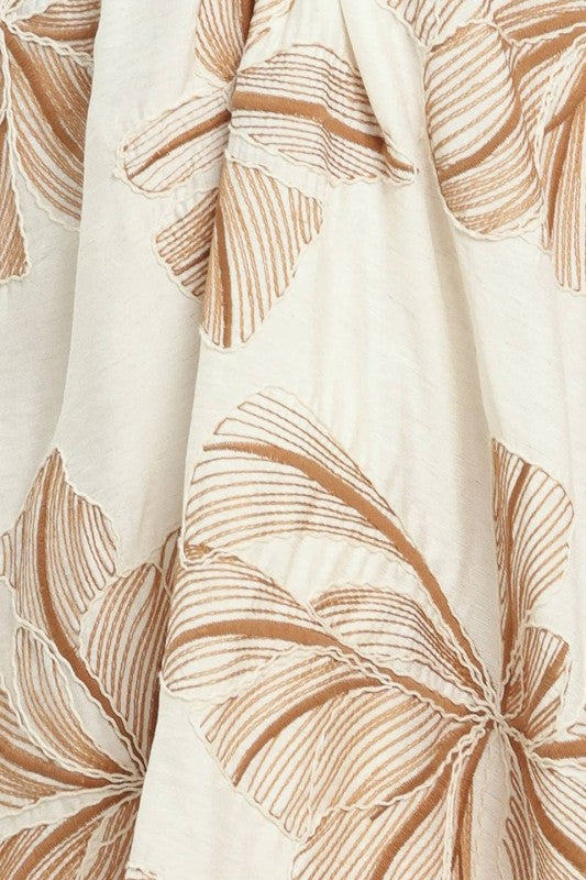 EMBROIDERED MINI SUMMER DRESS