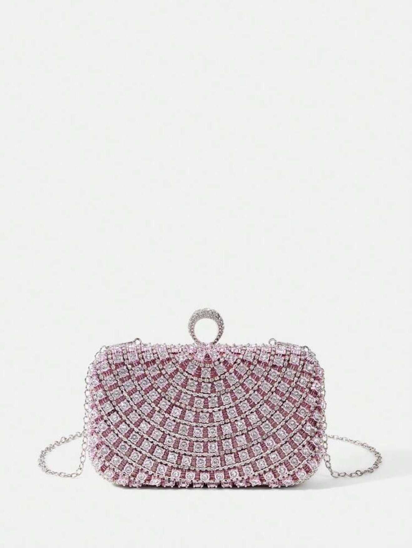 ELGANT DIAMOND SEQUIN BOX-SHAPED EVENING CLUTCH (Copy)