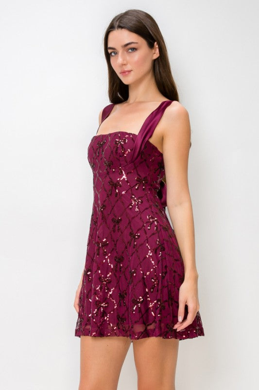 MNI SEQUINED PARTY DRESS