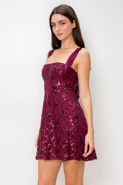MNI SEQUINED PARTY DRESS