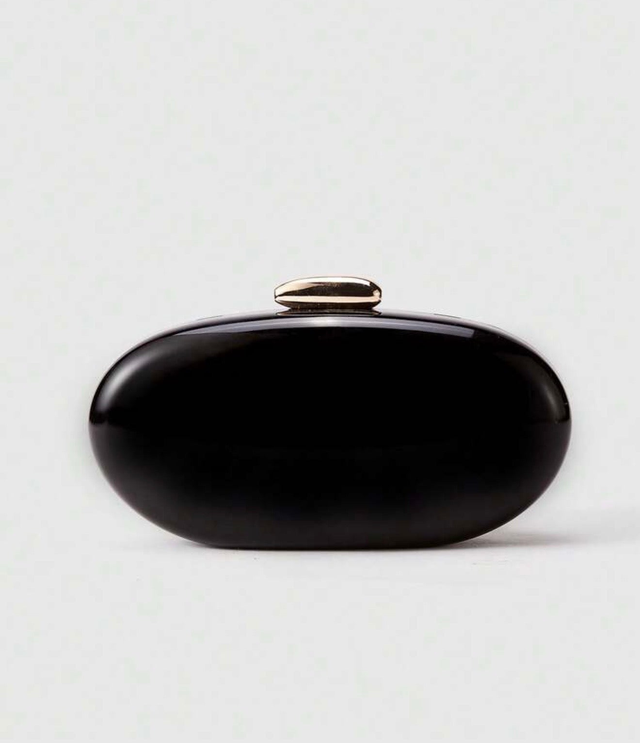 ROUND HARD SHELL CLUTCH EVENING BAG WITH CHAIN