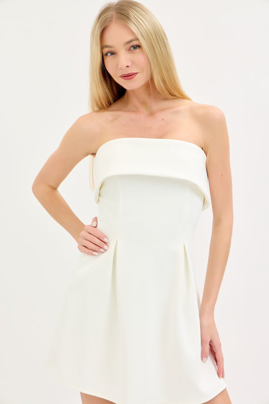 Scuba Tube A-line Mini Dress