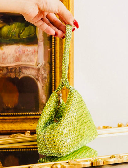 MINI RHINESTONE EVENING CLUTCH BAG