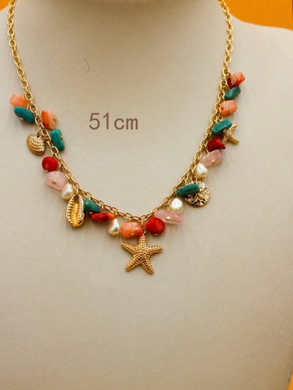 ACRYLIC SUMMER NECKLACE