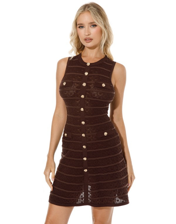 KNIT MINI DRESS