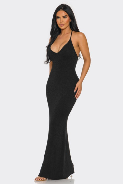 KNIT MAXI DRESS