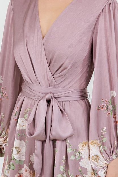 PRINTED LONG SLEEVES ROMPER