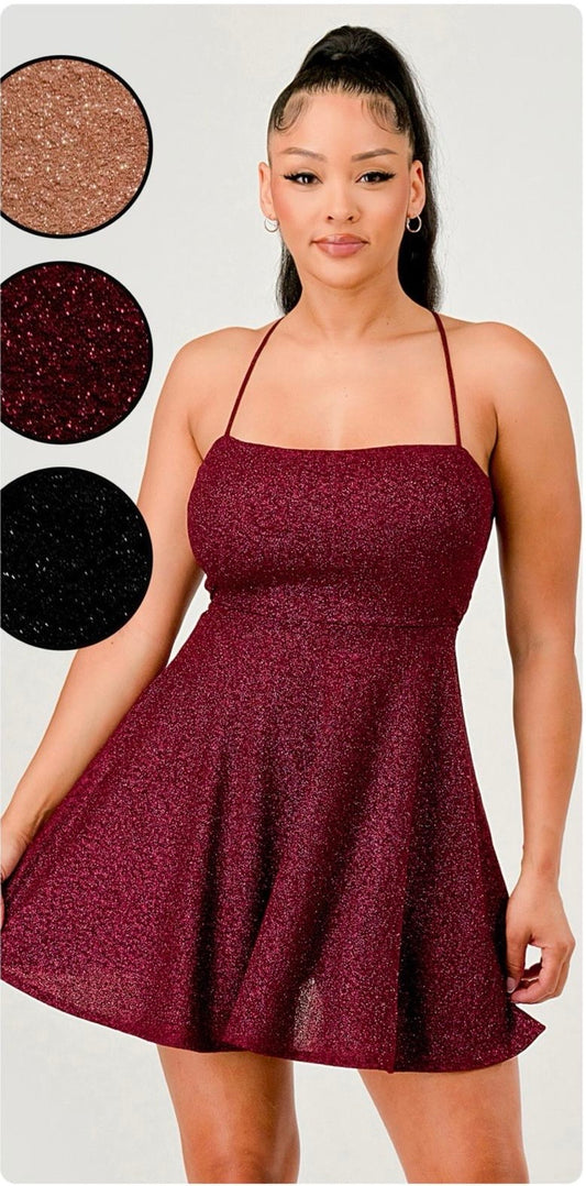 SHIMMERY MINI PARTY DRESS