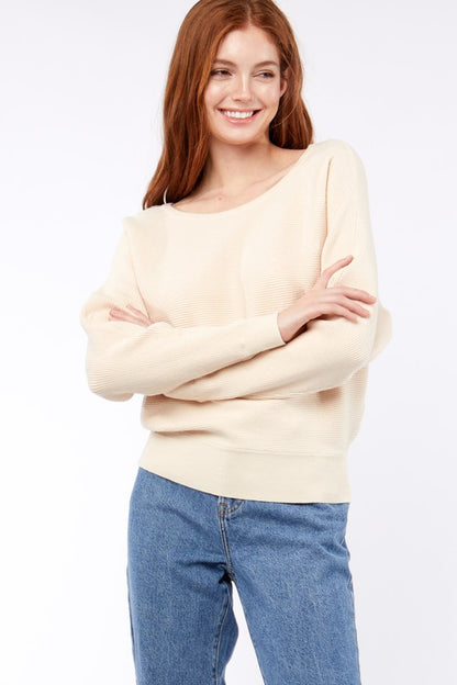 Dolman Sleeve Sweater