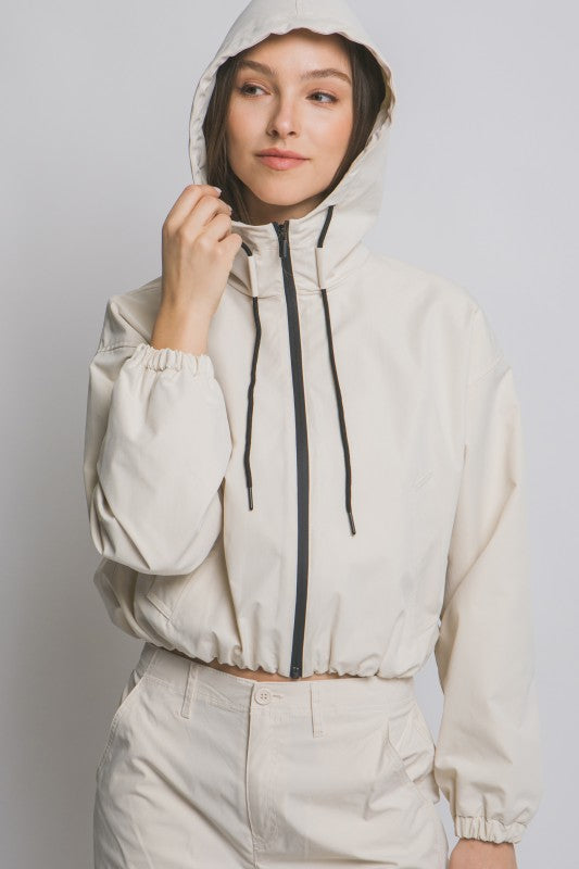 WATERPROOF HOODED JACKET