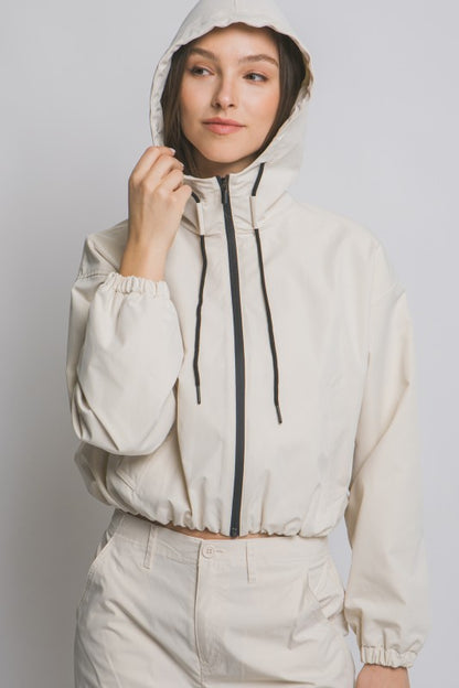 WATERPROOF HOODED JACKET