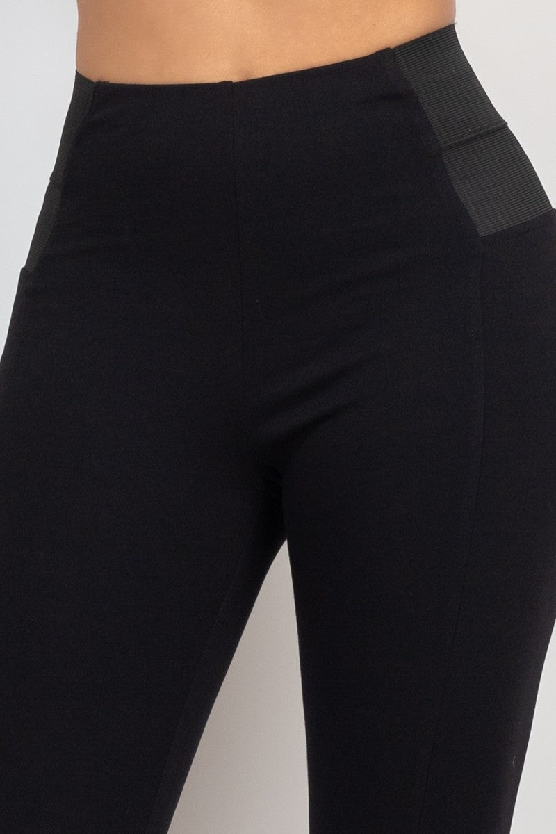 High Rise Ponti Basic Leggings