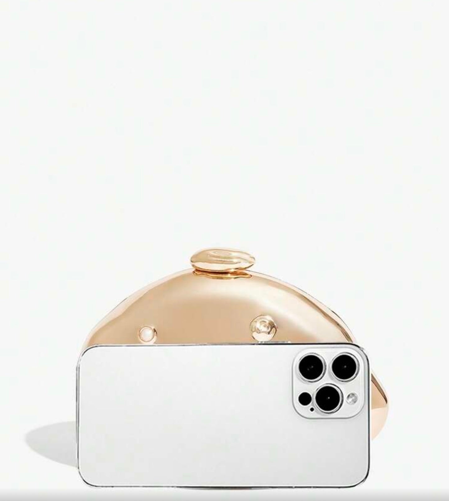 LUXURY HARD SHELL BOX SHAPED EVENING CLUTCH