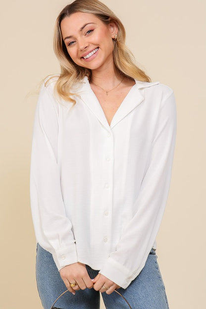 LONG SLEEVE BROOKLYN AIRFLOW BLOUSE