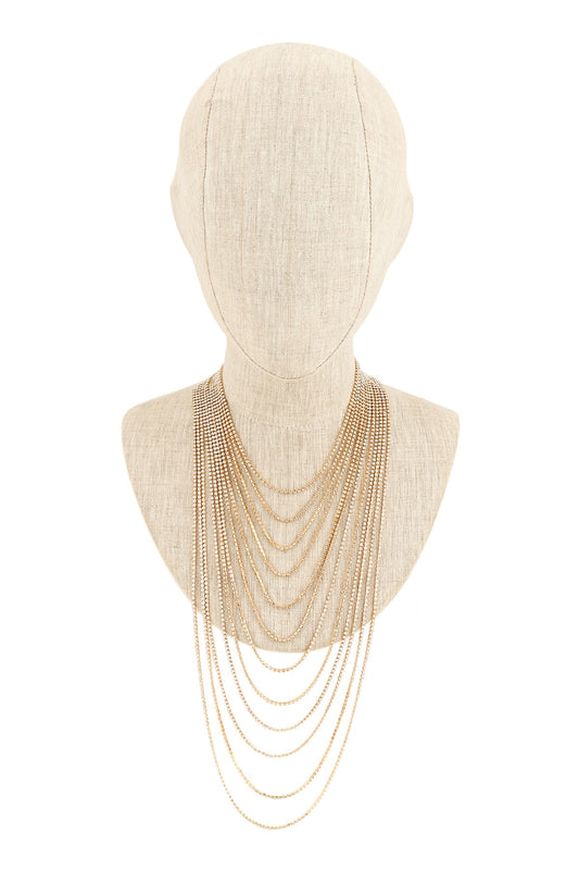 RS 12 LINE LAYERED NECKLACE