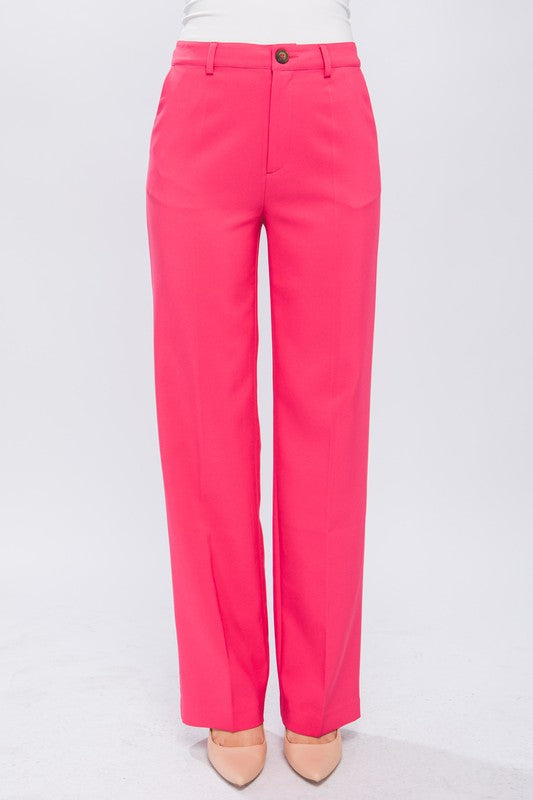 STRAIGHT LEG BLAZER PANTS