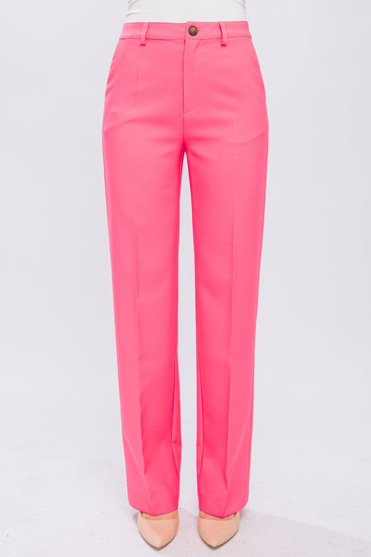 STRAIGHT LEG BLAZER PANTS