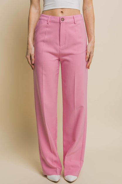 STRAIGHT LEG BLAZER PANTS