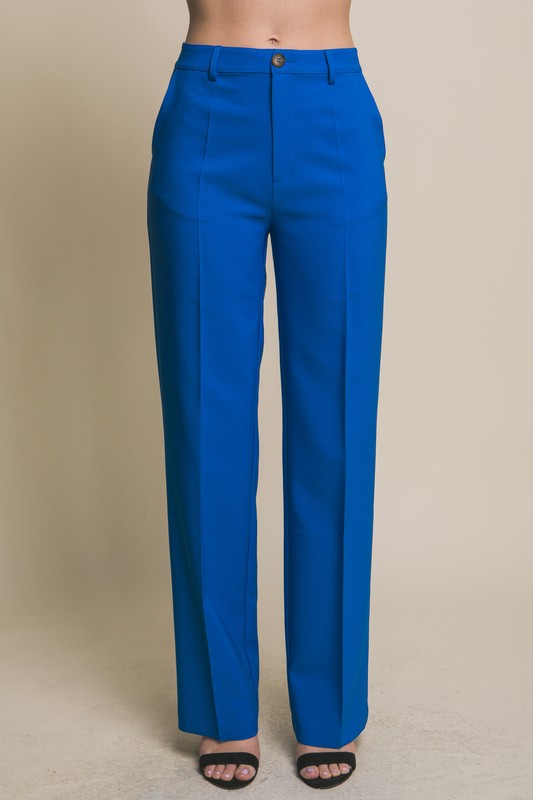 STRAIGHT LEG BLAZER PANTS