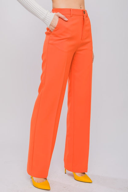 STRAIGHT LEG BLAZER PANTS