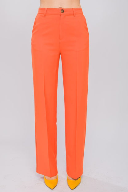 STRAIGHT LEG BLAZER PANTS