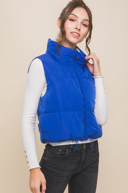 Woven Solid Reversible Vest