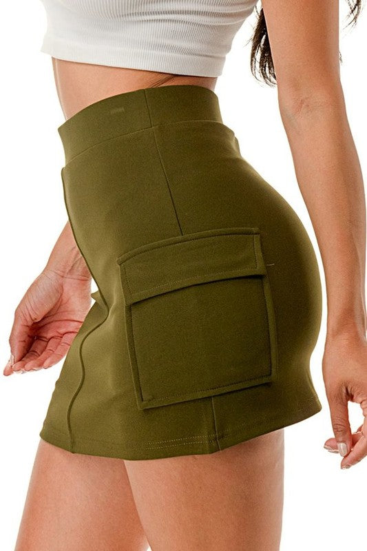 CARGO MINI SKIRT